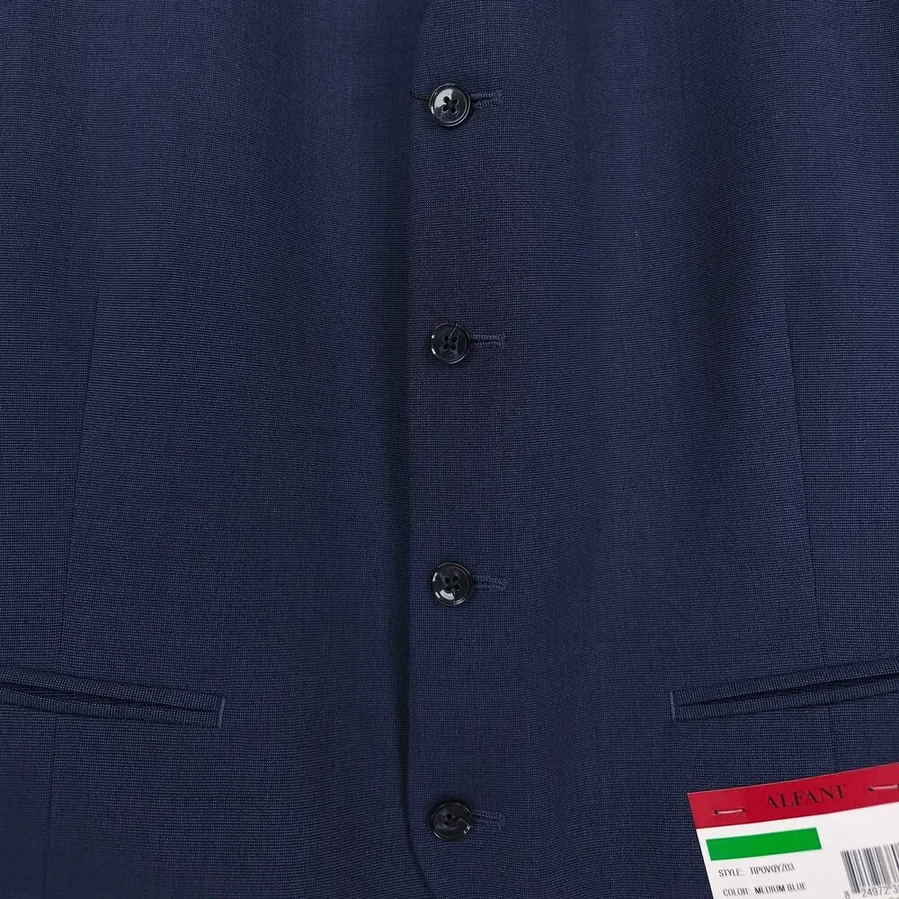 Alfani slim blue panel